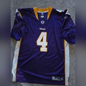 Brett Favre Minnesota Vikings Authentic Reebok Jersey Men's 52